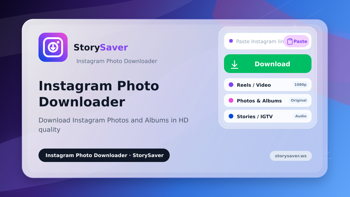 Instagram Photo Downloader
