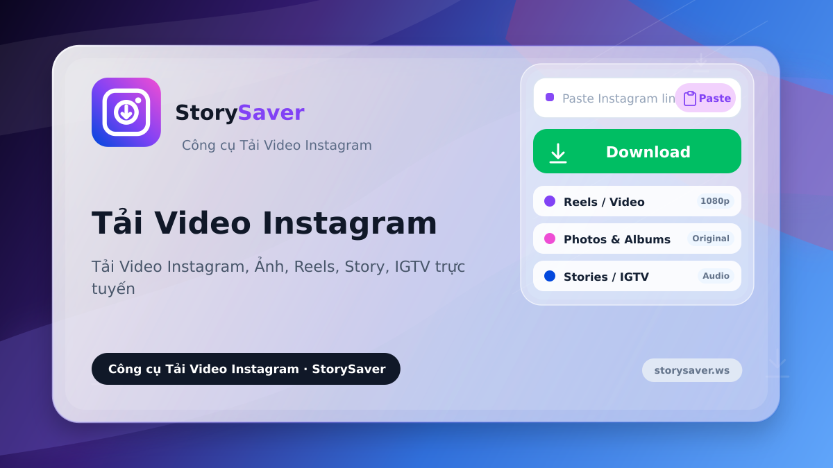 Tải Video Instagram